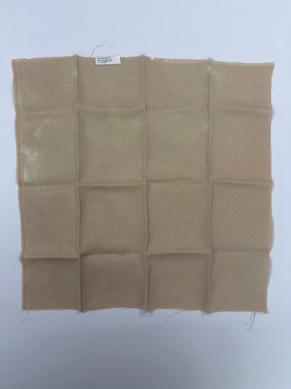 R&R Reproductions 32ct Hand Dyed Linen Light Chino 18x18 Cross Stitch
